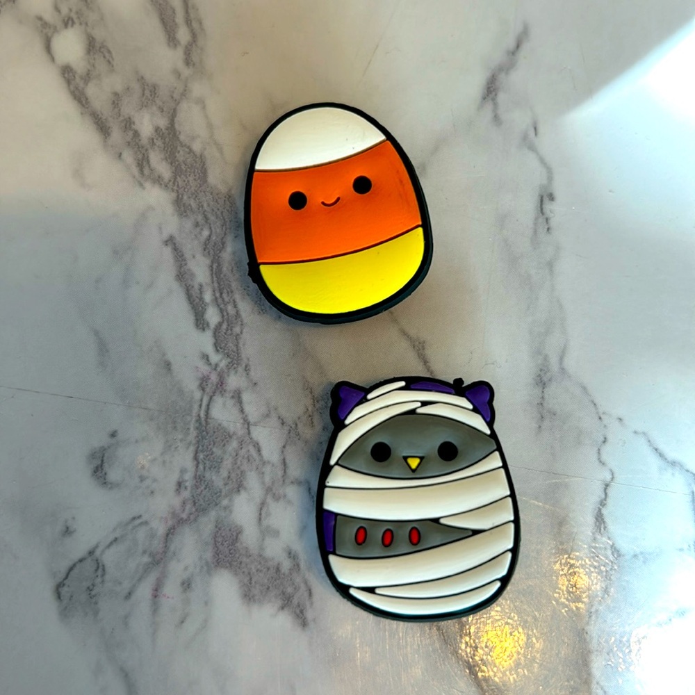 Halloween squishmallow croc charms